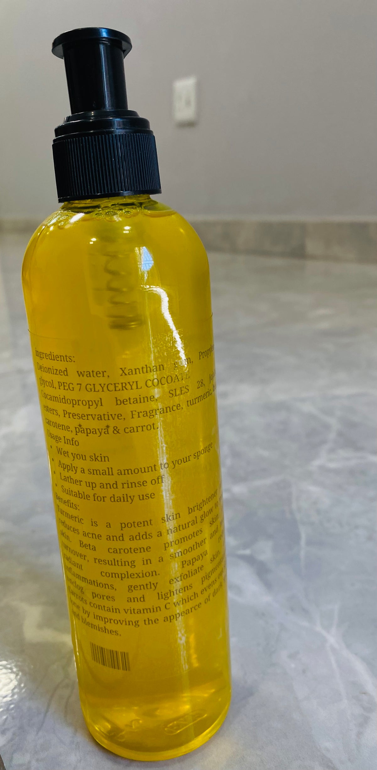 Turmeric & Carrot Shower Gel