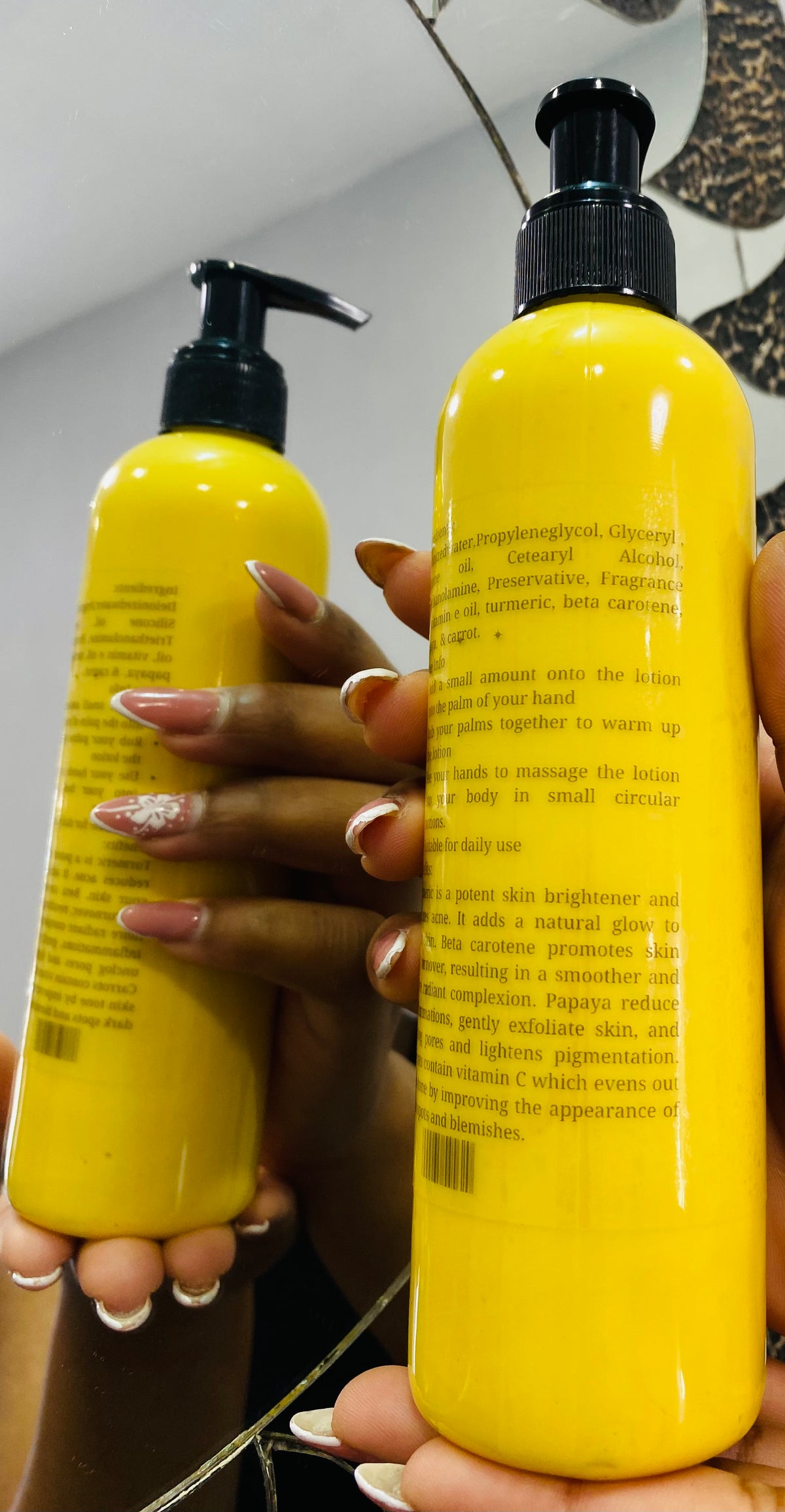 Turmeric and Carrot Lotion